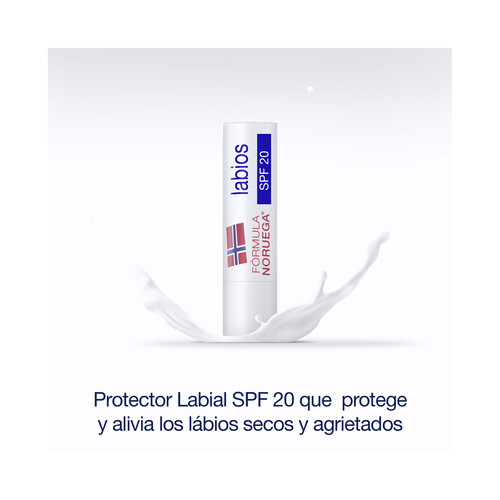 NEUTRÓGENA Protector labial con FPS 20 NEUTRÓGENA 4,8 g.