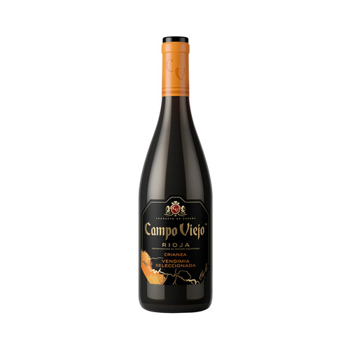 CAMPO VIEJO Vendimia seleccionada Vino tinto crianza con D. O. Ca. Rioja botella de 75 cl.