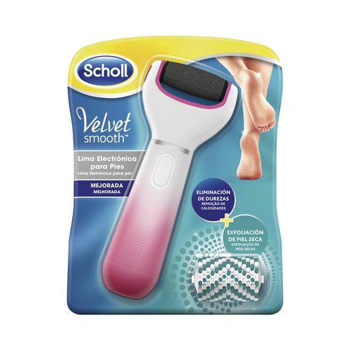 SCHOLL Lima electrónica para pies SCHOLL Velvet smooth.