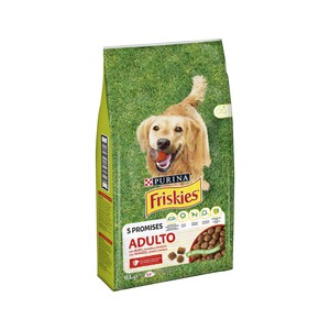 FRISKIES Comida para perros adultos sabor a carne FRISKIES 10 kg.