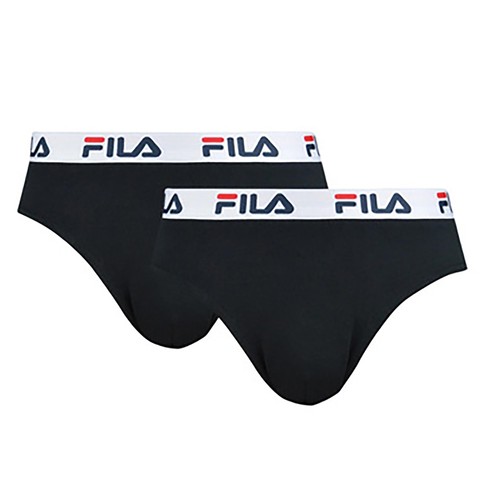 Pack 2 slip FILA, color negro, talla S