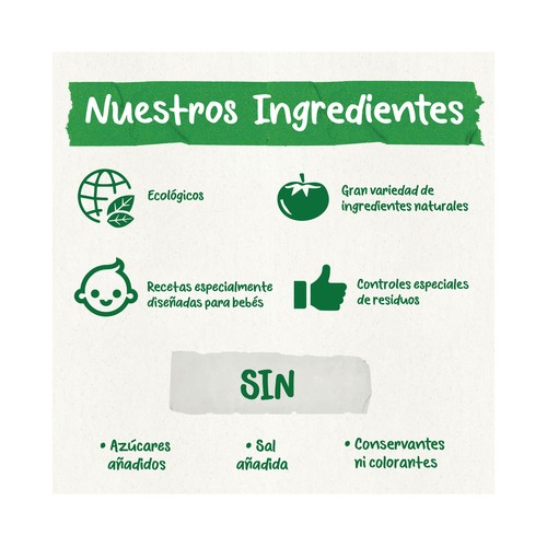 GERBER Organic Snack ecológico de cereales y plátano, a partir de 10 meses 28 g.