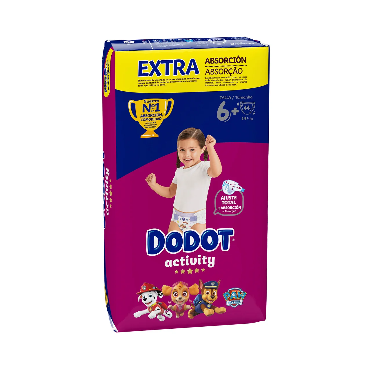 Activity Pañales talla 6+ (+14 kg) 44 uds.
