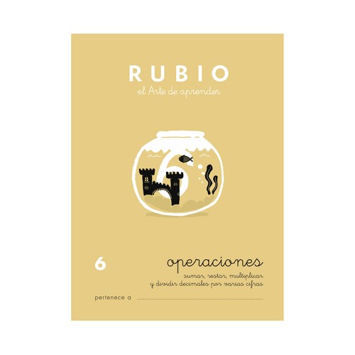 Operaciones 6, sumar, restar, multiplicar y dividir decimales, 9-11 años RUBIO.