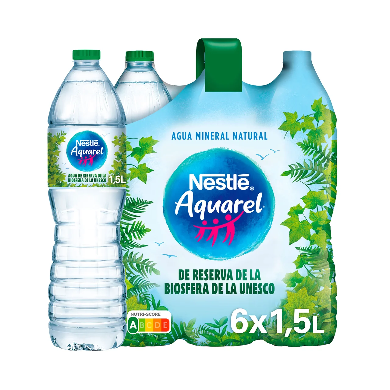 Agua mineral pack de 6 uds. x 1,5 l.