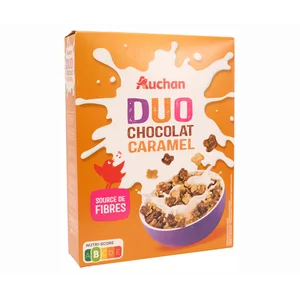 PRODUCTO ALCAMPO Cereales con caramelo y chocolate 375 g.