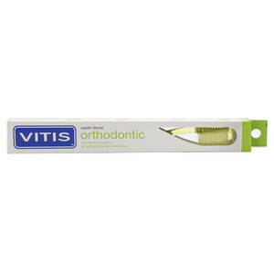 Imagen de VITIS Cepillo dental con cabezal, especial ortodoncia VITIS.