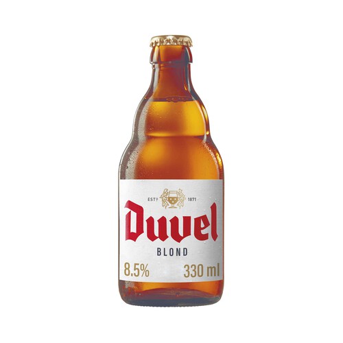 Cerveza rubia DUVEL botella 33 cl.