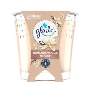 GLADE Vela romantic vainilla 112 g.