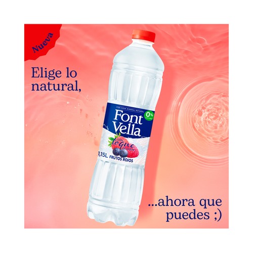 FONTVELLA Agua saborizada frutos rojos 1.15l