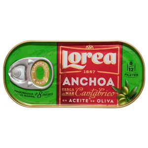 LOREA Filetes de anchoa en aceite de oliva 30 g.
