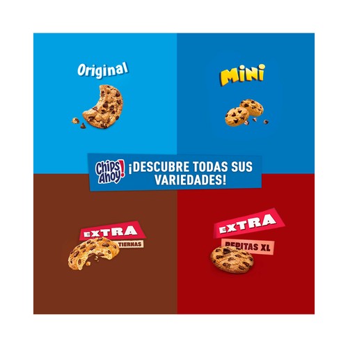 CHIPS AHOY! Galleta (cookies grandes) extra tierna 208 g.