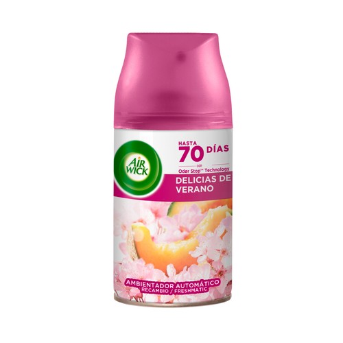 Ambientador Delicias de verano- Recambio AIR WICK FRESHMATIC 250 ml.