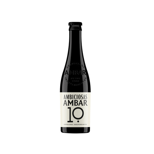 AMBAR AMBICIOSAS  Cerveza rubia 10 33 cl.