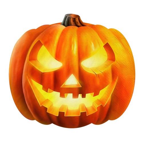 Servilleta papel 20 unidades, Calabaza Retro 33x33cm. OH YEAH