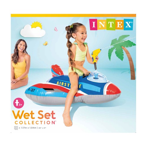 Avión hinchable Jet Fighter 112cm. INTEX