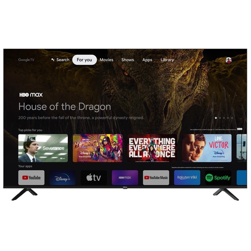 Televisión 190,5 cm (75) LED QILIVE Q75QA231B 4K, SMART TV, WIFI, TDT T2, USB reproductor, 3HDMI, 60HZ.