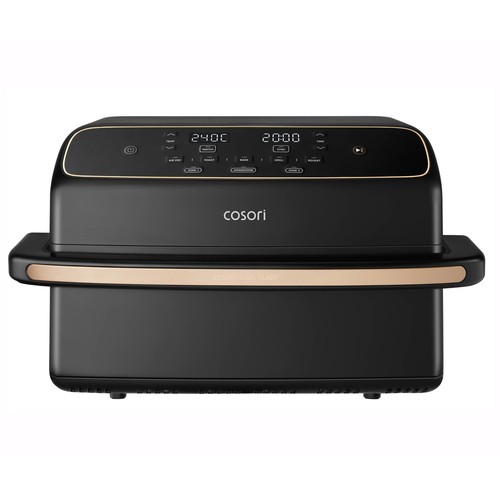 Freidora de aire 8,6L COSORI Twinfry compact air fry, 2700W, termostato regulable hasta 240ºC, color negro