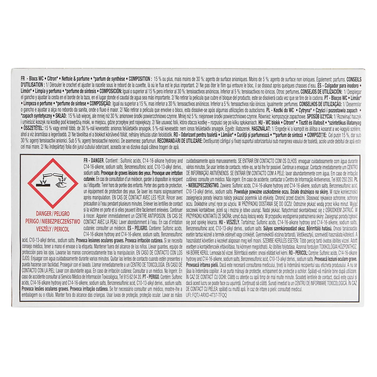 PRODUCTO ECONÓMICO ALCAMPO Pastillas WC con aroma a limón PRODUCTO ECONÓMICO ALCAMPO 3 uds x 40 g.