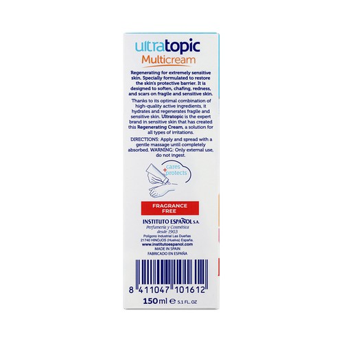 INSTITUTO ESPAÑOL Crema hidratante y restauradora multiusos sin perfume,