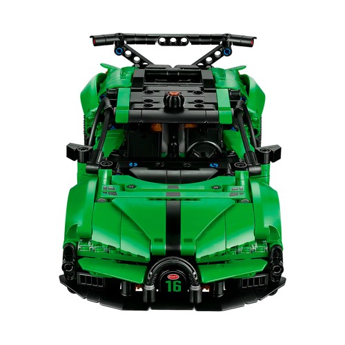 LEGO Technic 42241 Hipercoche Bugatti Chiron Pur Sport, color verde