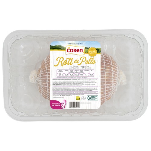 COREN Roti de pollo 600 g.