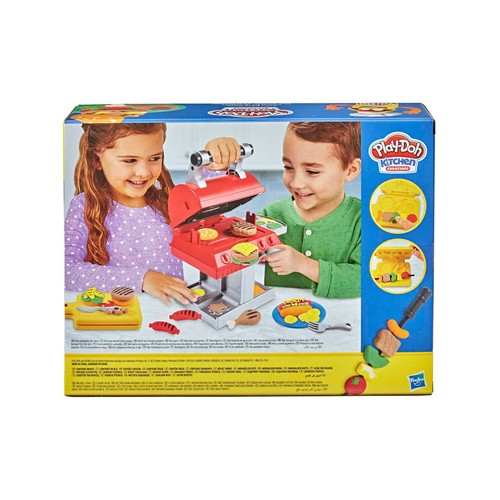 Juego de plastilina Superbarbacoa con 6 botes de colores PLAY-DOH.