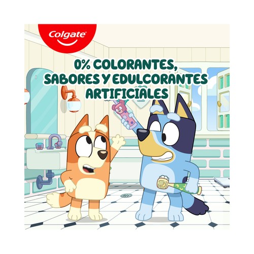COLGATE Pasta de dientes infantil sabor fresa para niños de 0 a 5 años 50 ml.