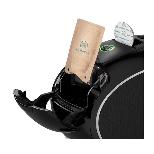Cafetera de cápsulas KRUPS Dolce Gusto Neo Latte negra, 1 taza, 1600W, 1,3l depósito de agua..