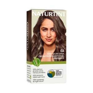 NATURTINT tono 6A Rubio oscuro ceniza Gel de coloración permanente sin amoníaco.