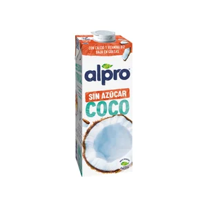 ALPRO Bebida de coco 100% vegetal, sin azúcar ni edulcorantes 1 l.