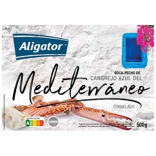 ALIGATOR Boca / pecho crudos de cangrejo azul ALIGATOR 500 g.