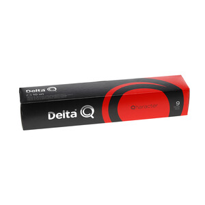 DELTA Q Café en cápsulas Qharacter, Intensidad 10 DELTA Q 10 uds. x 5,5 g.