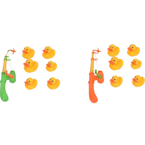 Juego de pescar los patitos con 7 piezas,  ONE TWO FUN.