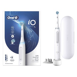 Cepillo de dientes eléctrico Braun ORAL-B iO SERIE 4, Bluetooth, sensor de presión, 4 modos de limpieza, 