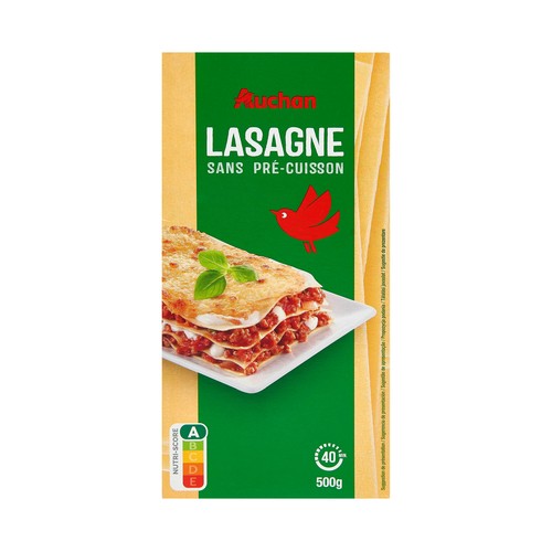 PRODUCTO ALCAMPO Lasaña sin precocinar  500 g.