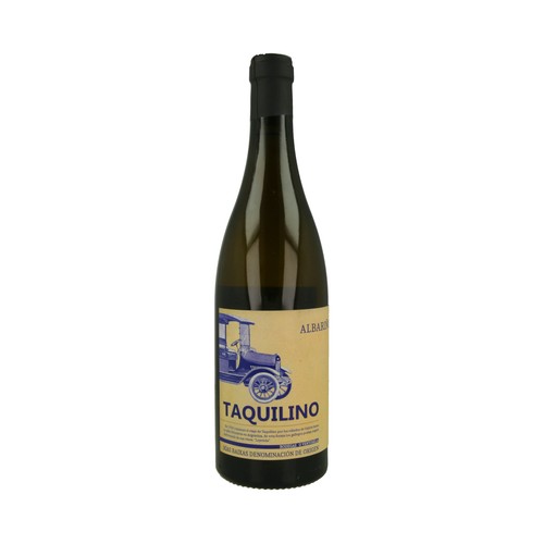 TAQUILINO  Vino blanco albariño con D.O. Rías Baixas TAQUILINO botella de 75 cl.
