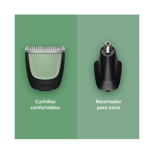 Afeitadora multifunción PHILIPS MG3920/15, autonomía 60 min, uso en seco y humedo. .