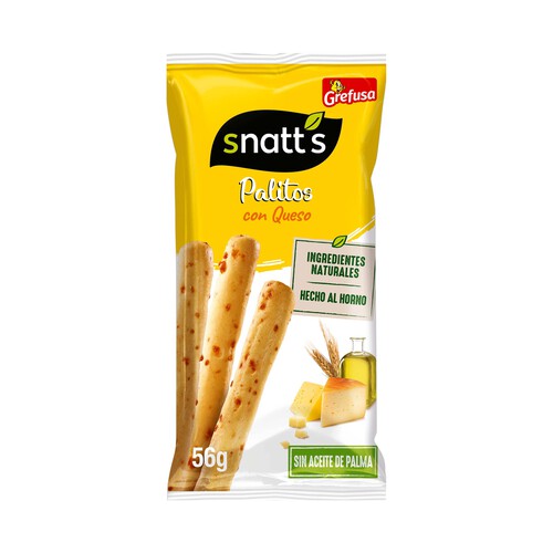 SNATT'S Palitos de cereales con queso bolsa 56 g