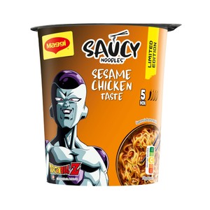 Imagen de MAGGI Saucy Noodles fideos instantáneos sabor a pollo y sésamo 75 g.