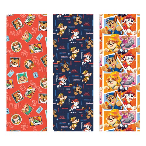 PATRULLA CANINA Papel de regalo rollo de 5m modelos surtidos