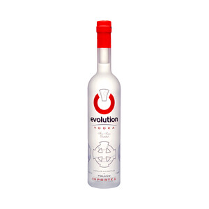 Imagen de EVOLUTION Vodka blanco destilado y embotellado en Polonia botella 70 cl.