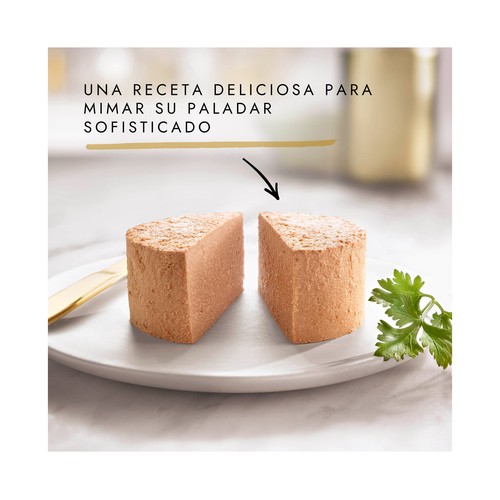 PURINA GOURMET Gold Comida para gatos húmeda, Mousse de Pollo tarrina 85 g.