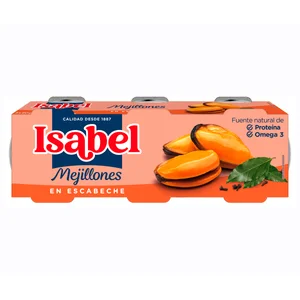 ISABEL Mejillones gallegos en escabeche 3X43g