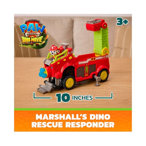 Vehículo PATRULLA CANINA rescate dinosaurio Marshall