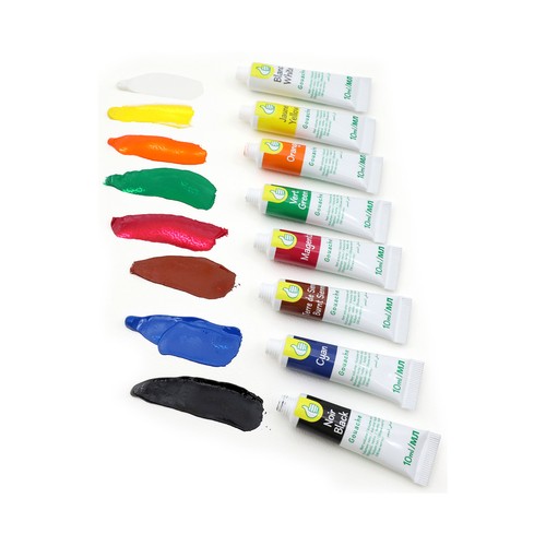 Set 8 tubos gouache 10 ml. PRODUCTO ECONÓMICO ALCAMPO