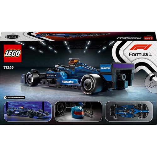 LEGO Speed Champions coche de carreras Williams Racing FW46 F1 77249, 263 piezas, +10 años.