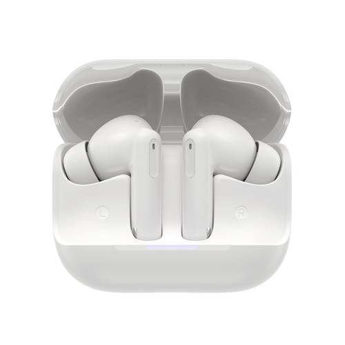 Auriculares Inalámbricos Bluetooth QILIVE Q.1761, color blanco, estuche cargador, 43h de autonomía, cancelación de ruido