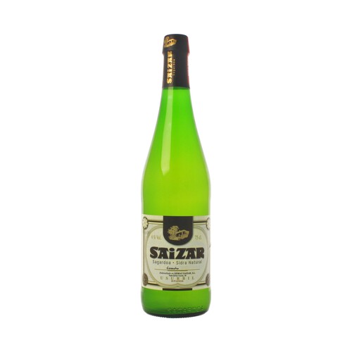 Sidra natural SAIZAR botella de 75 cl.