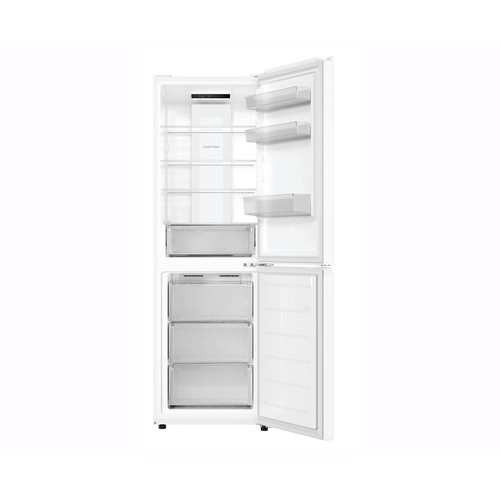 Frigorífico combi 185cm CANDY CNCQ2T6S18DW BLANCO, No Frost, clasificación energética: D, H: 185cm, A: 59,5cm, F: 59,9cm, capacidad total: 315L.
